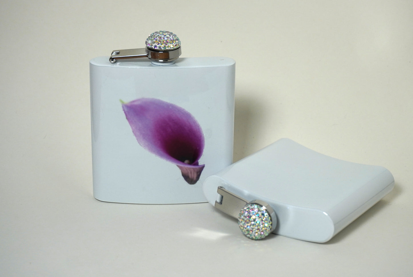 Flowered Birdie Flasks