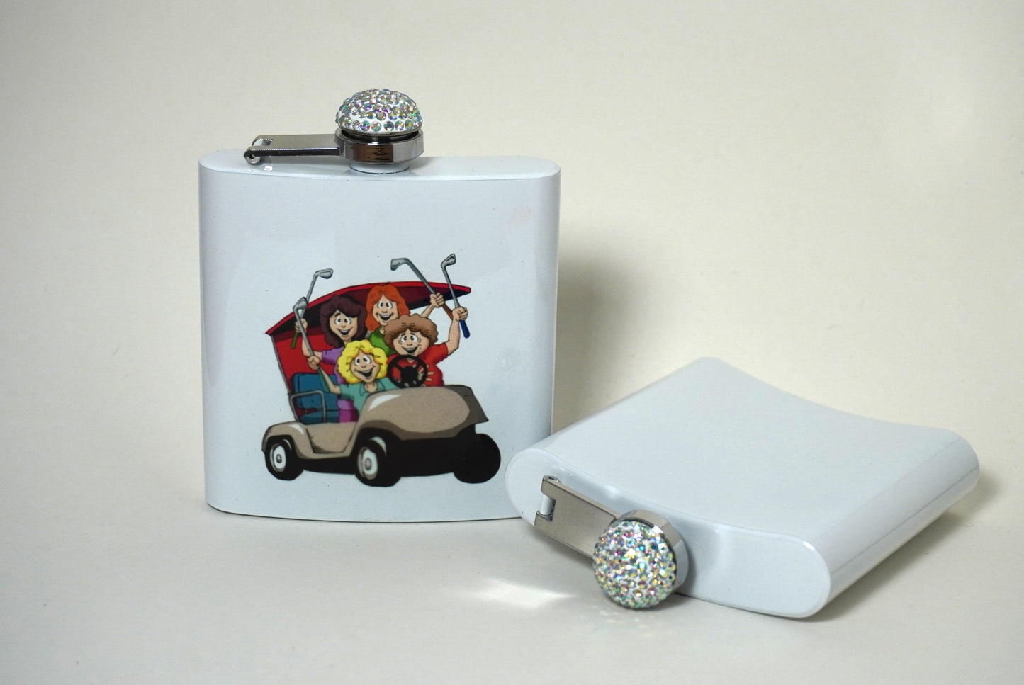 Whimsical Birdie Flasks