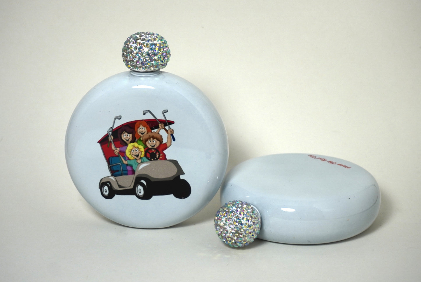 Whimsical Birdie Flasks