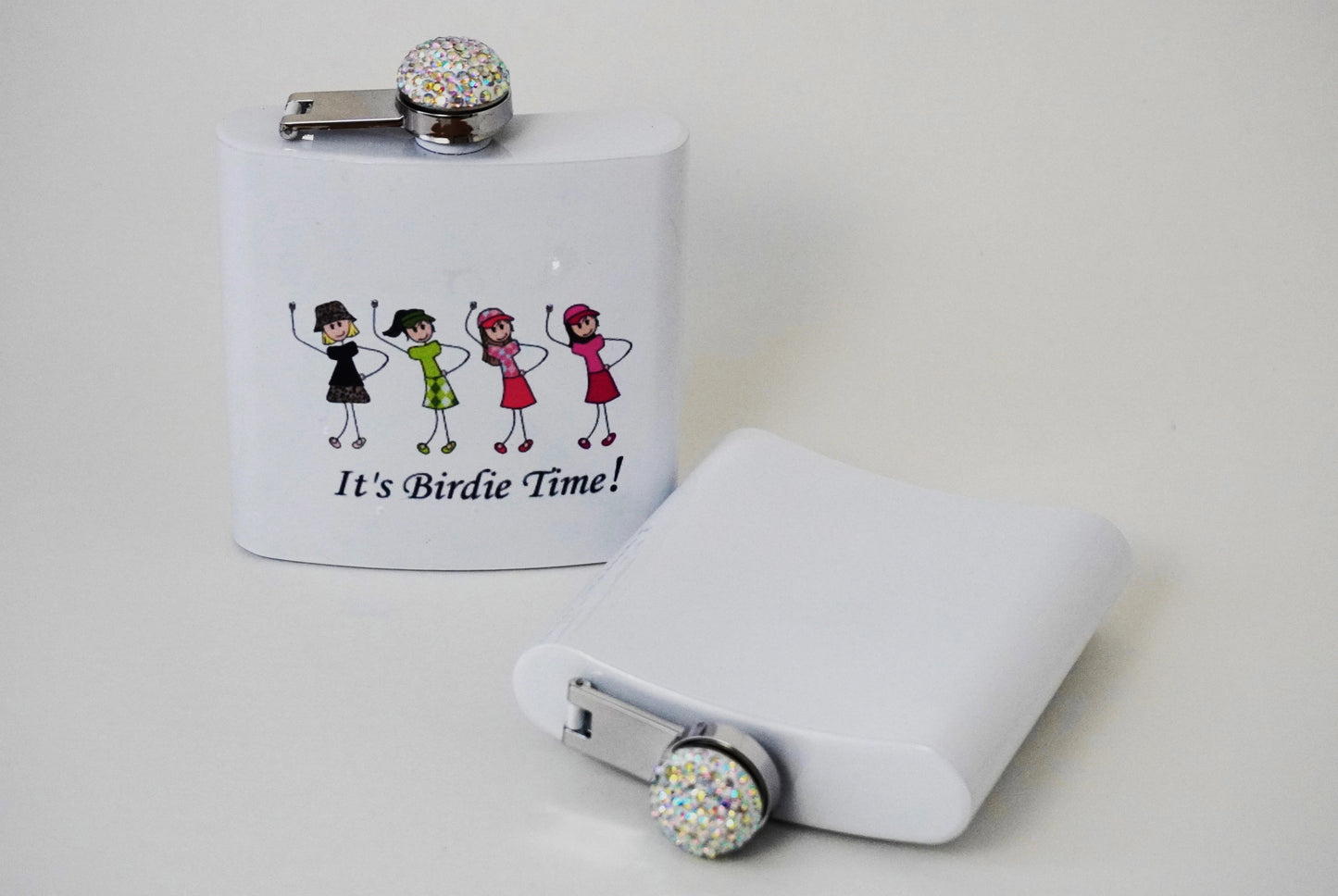 Whimsical Birdie Flasks