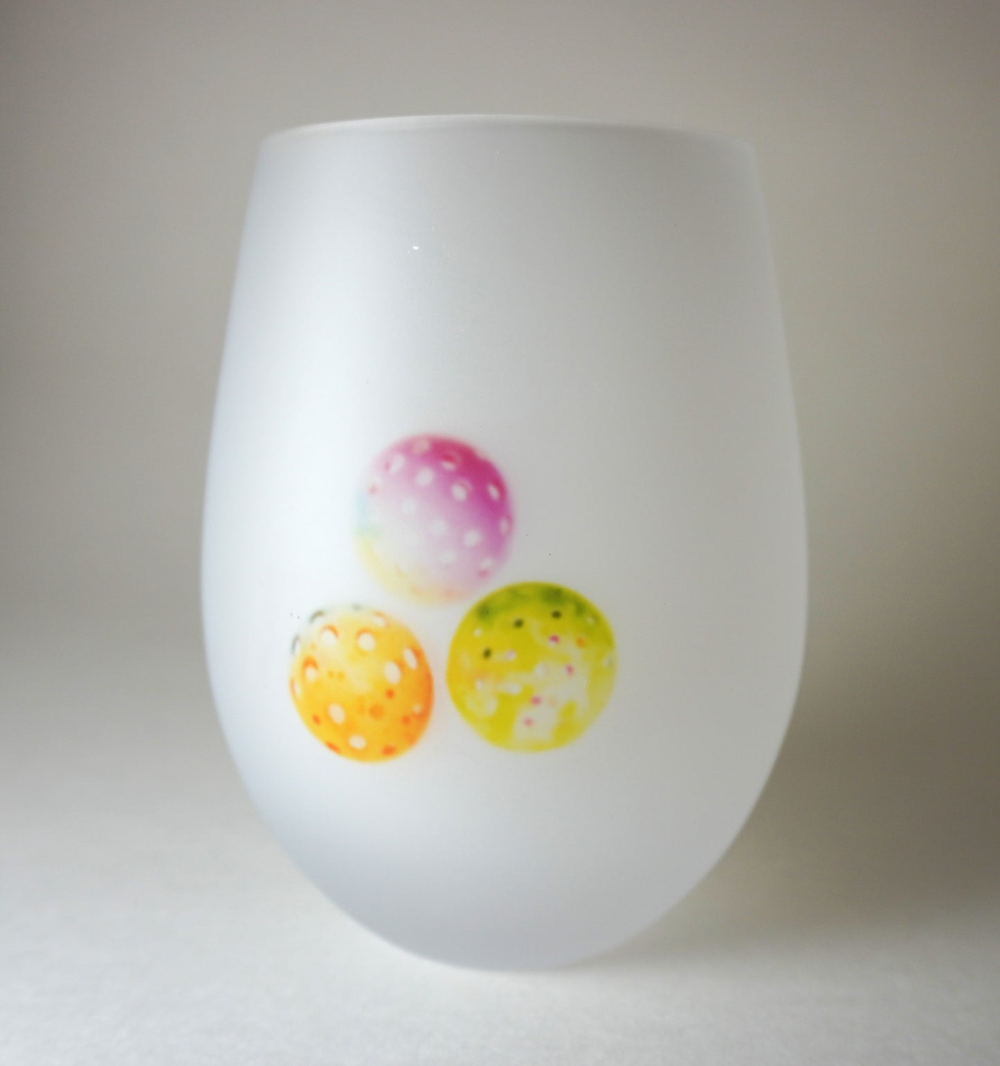 Pickleball Wine Glass