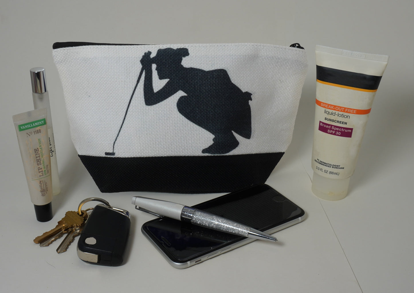 Lightweight Linen Clutch for Golf