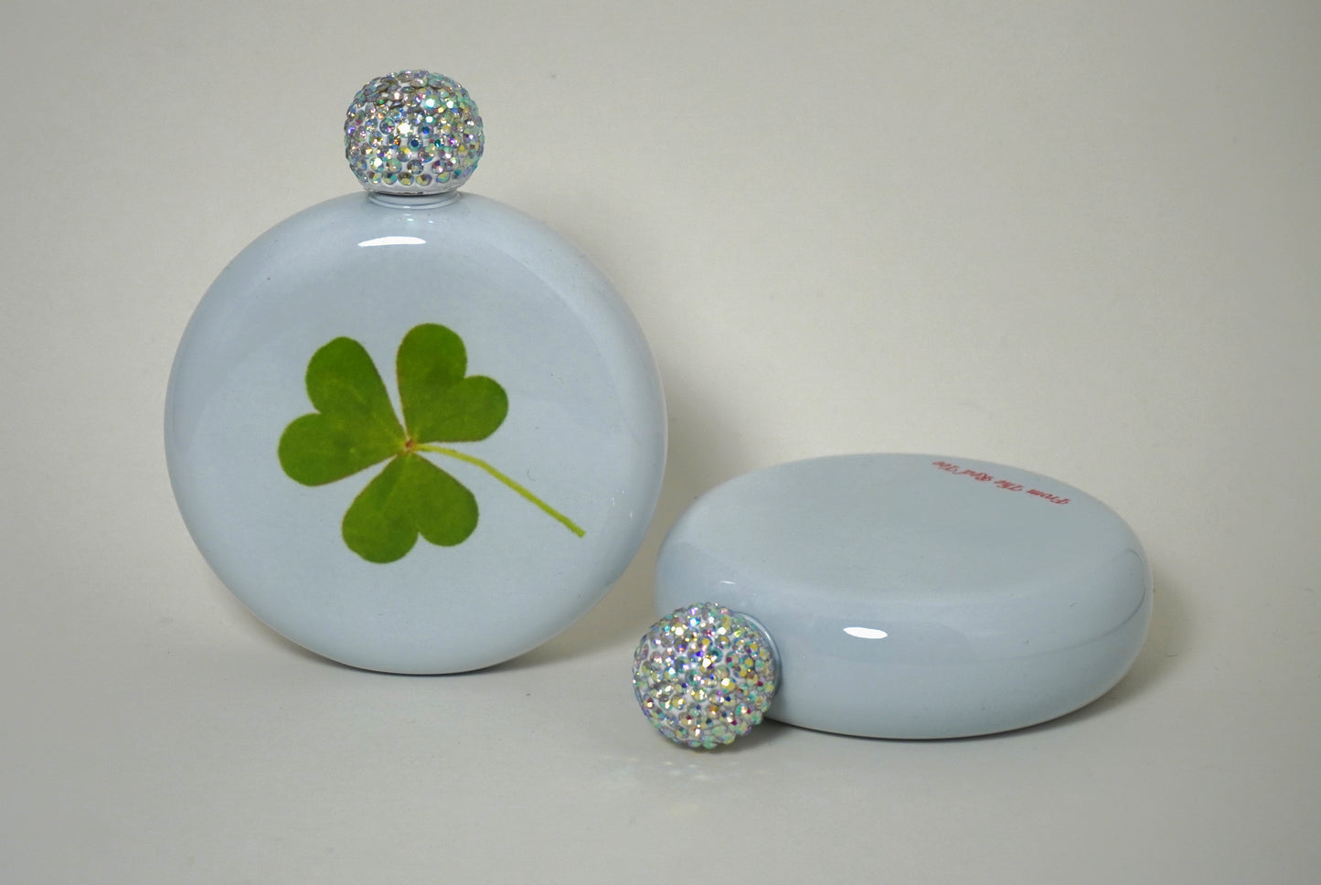 Flowered Birdie Flasks