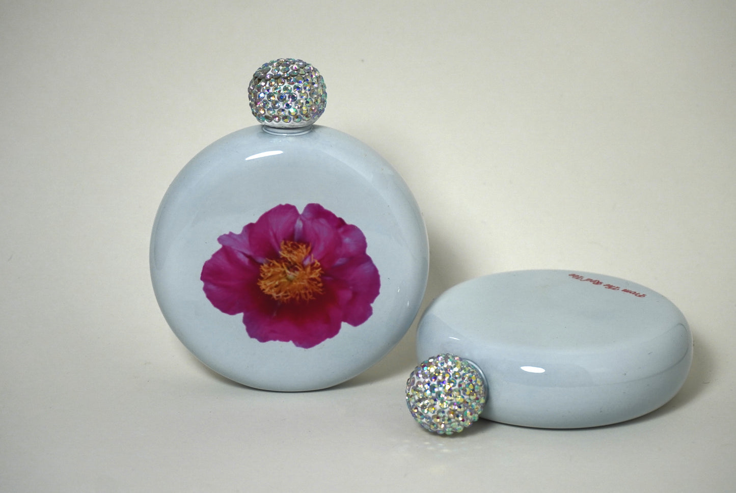 Flowered Birdie Flasks