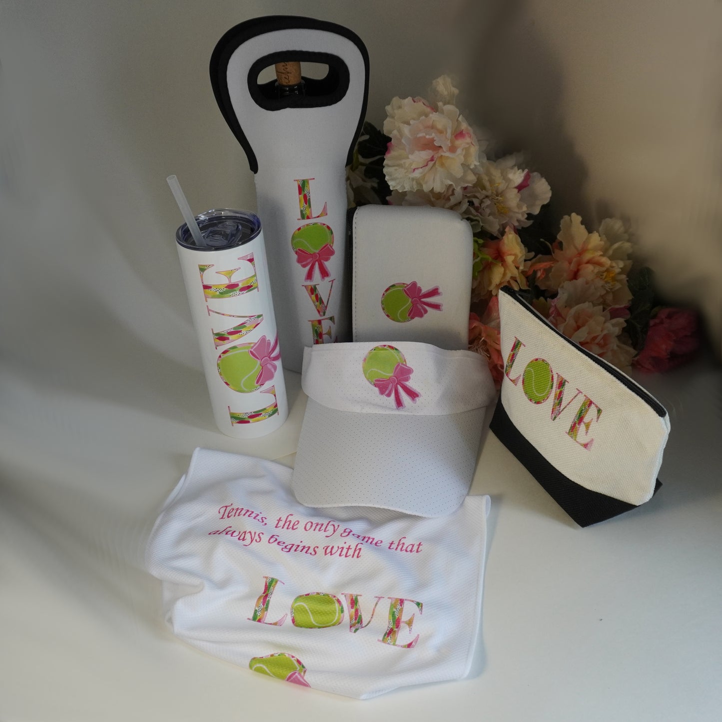Tennis Wine Totes