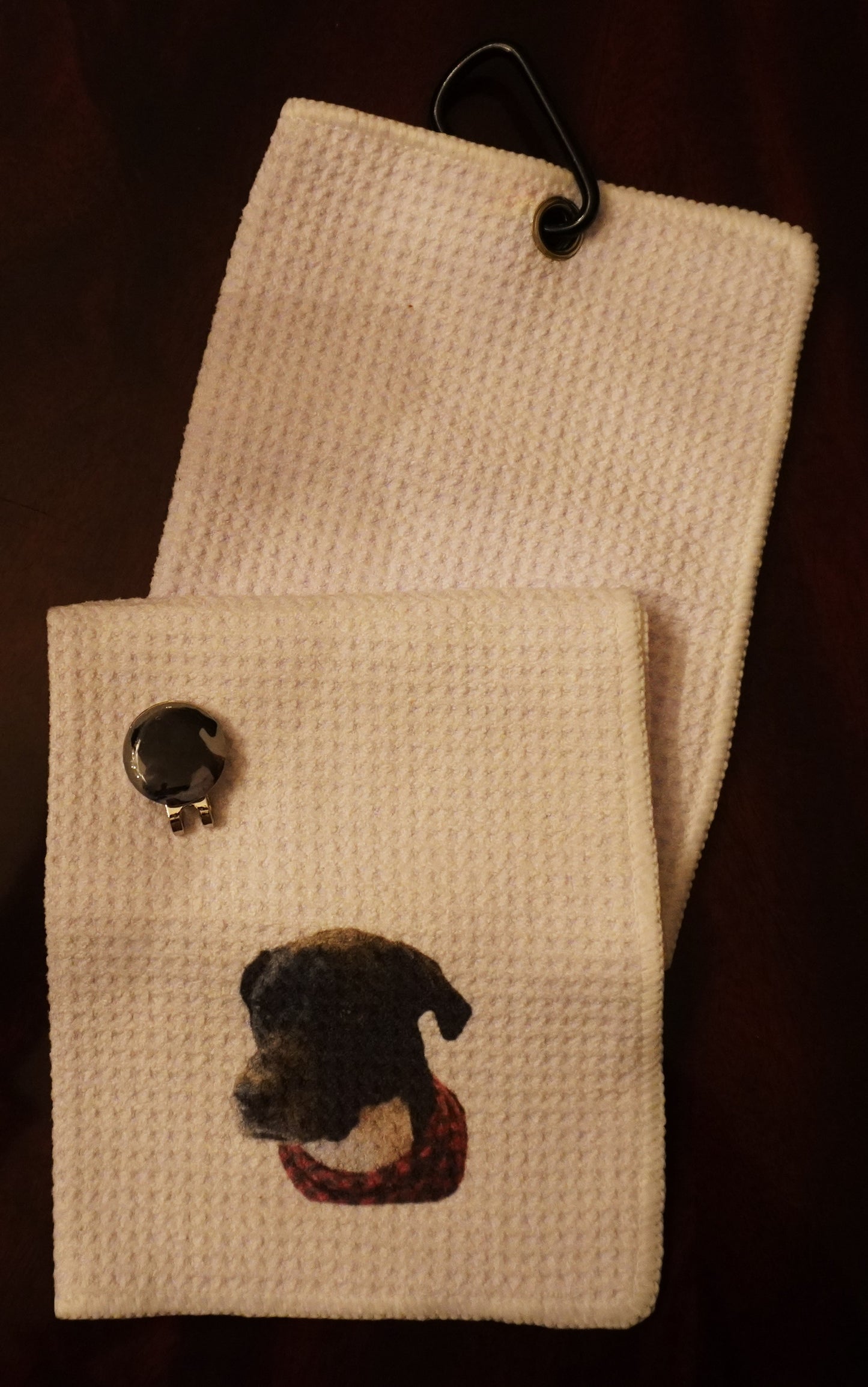 Customized Ball Markers, Towels, and Visors