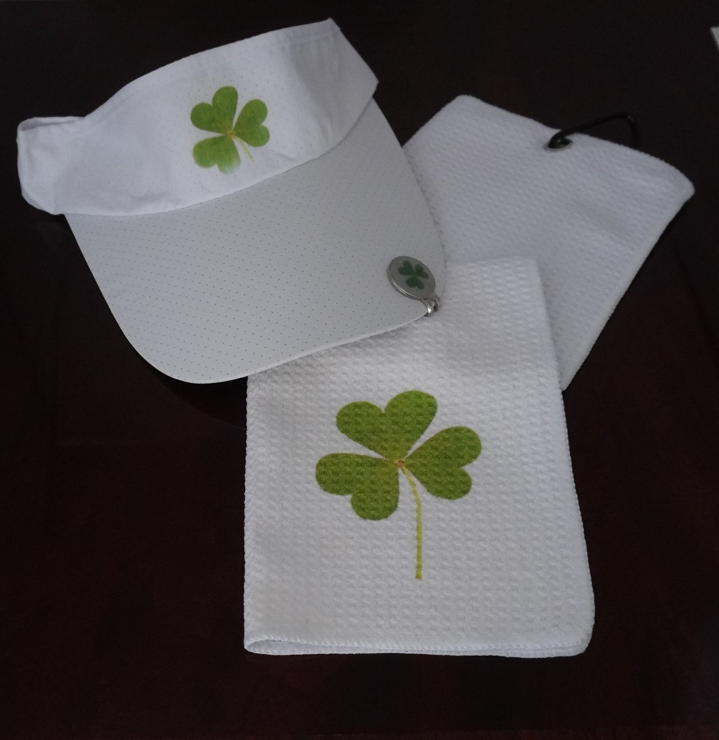 Matching Visor, Towel, & Hat Clip