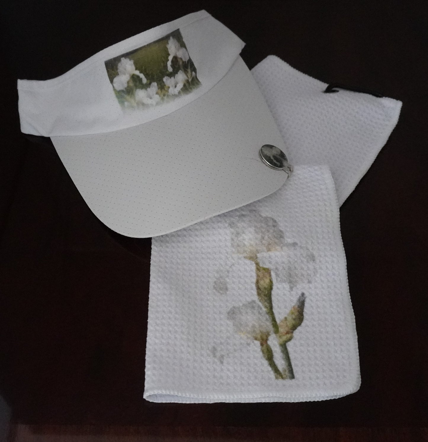 Matching Visor, Towel, & Hat Clip
