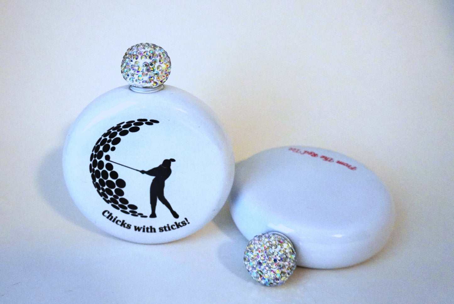Whimsical Birdie Flasks